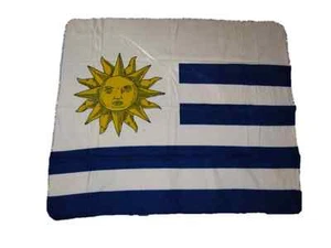 Uruguay Flag 50x60 Polar Fleece Blanket Throw - Picture 1 of 3