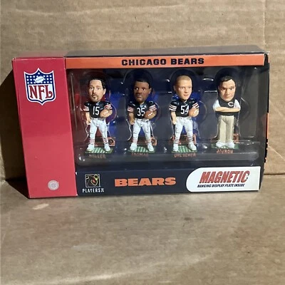 Mini Bobs Magnéticos NFL Chicago Bears 3" con Bobbleheads Magnéticos con Pantalla Foto 1 de 4