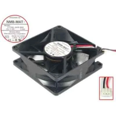 NMB-MAT 3110KL-04W-B69 P01 Server Cooling Fan DC 12V 0.34A 80x80x25mm 3-Wire - Image 1 of 2