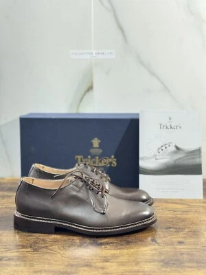 Tricker’s Zapato Hombre Robert Derby De Piel Espresso 3616/49 Número 40 - Imagen 1 de 4