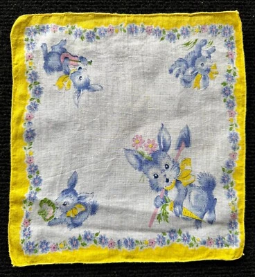 Винтажный детский детский душ Hankie новинка кролик сад детская комната - Изображение 1 из 4