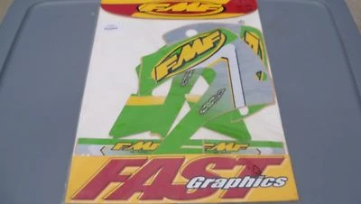 NOS FMF Fast Graphics 2001 -2003 Kawasaki KX85 KX100 011411 - Image 1 of 3