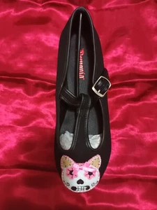 Demonia Click 04 Size US10 Goth Brand New In Box Platform Shoes Flats - Picture 1 of 2