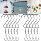 10Pcs Swivel Hooks Clips Hanger Wind Spinners Chimes Crystal Twister Rotating