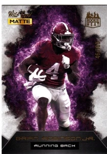 2022 Wild Card Matte  #RH-5 - Brian Robinson Jr Rookie Heat #46/100 - Picture 1 of 1