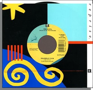 The B-52's - Deadbeat Club + Planet Claire - 1989 Reprise 7" 45 RPM Single! - Foto 1 di 3