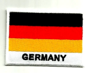 Flag of GERMANY / GERMAN Patch Embroidered IRON ON or SEWN NEW - Bild 1 von 1