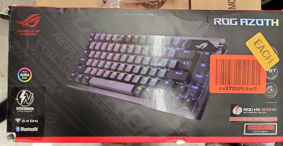 ASUS ROG Azoth 75 Wireless Mechanical Gaming Keyboard (‎M701 New - Image 1 of 1