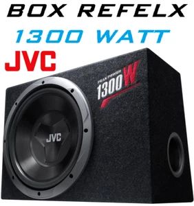 BOX JVC CS-BW12 SUBWOOFER AUTO 1300 WATT CASSA ACUSTICA SUB-WOOFER 30CM REFLEX - Foto 1 di 7