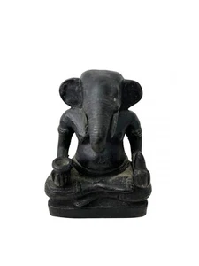 INDIAN BRONZE GANESHA, 19TH CENTURY, Dimensions: 4" - Picture 1 of 6