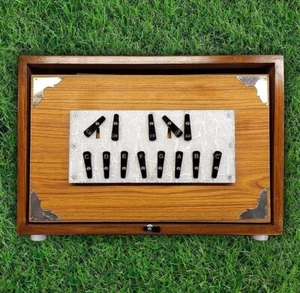 Shruti Box, reines Teakholz Sur Peti mit Tasche, Musikinstrument gestimmt 440Hz - Bild 1 von 5