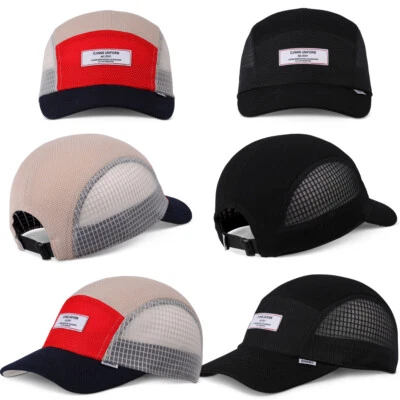 Djinns 5 Panel Curved Visor Tech Mix Baseball Cap Dadcap Strapback Unisex New - Bild 1 von 4
