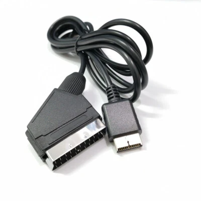 New RGB Scart Cable Replacement 1.8 meter/ 6ft For PS 1/2/3 PS1 PS2 PS3 - Image 1 of 4