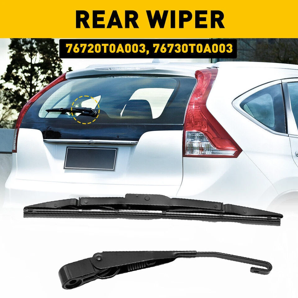 Rear Wiper Arm & Blade for 2012 - 2016 Honda Cr-v 76730t0a003 76720t0a003