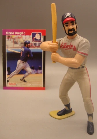 1988 LOOSE SLU STARTING LINEUP FIGURE OZZIE VIRGIL ATLANTA BRAVES Cover