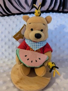 Disney Store Summer Winnie the Pooh 8” Plush Soft Toy With Tags - Picture 1 of 8