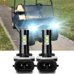 For Precedent Cart Club Car DS 1999-2004 LED Headlight 2X 881 889 885 Bulb - Picture 1 of 10