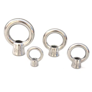 Ringmutter DIN582 A2Edelstahl Ring Öse Mutter M6 M8 M10 M12 M16 M20 M24 Kranösen - Bild 1 von 9