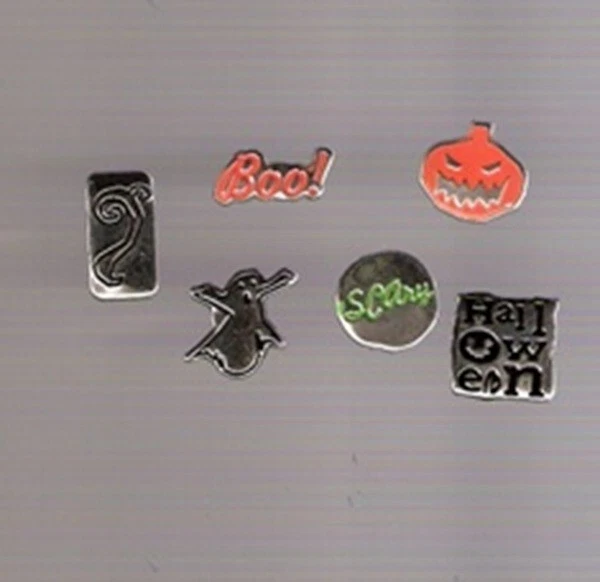 6 PIEZAS HALLOWEEN SCRAPBOOKING DECORATIVO BRADS OJALES SALIDA 6 PIEZAS 6 DISEÑOS Foto 1 de 1