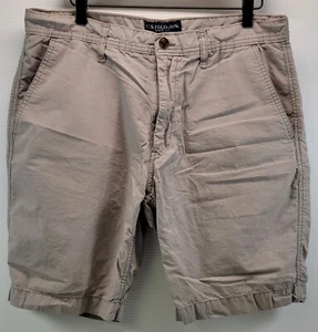 V) Men USPA U.S. Polo Association Beige Cotton Shorts 36 - Picture 1 of 8