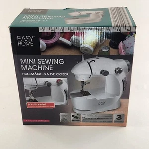 NEW Easy Home Mini Sewing Machine Pre-Threaded and Comes with needle threader - Picture 1 of 6