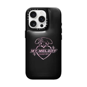 iphone 16 Pro Sanrio My Melody CASETiFY Mobile Phone Case Pink Black NEW Japan - Picture 1 of 4