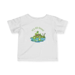 Infant Eco-Friendly Tee, Cute Baby Shirt, It's All Good Tee, Toddler - Picture 1 of 56