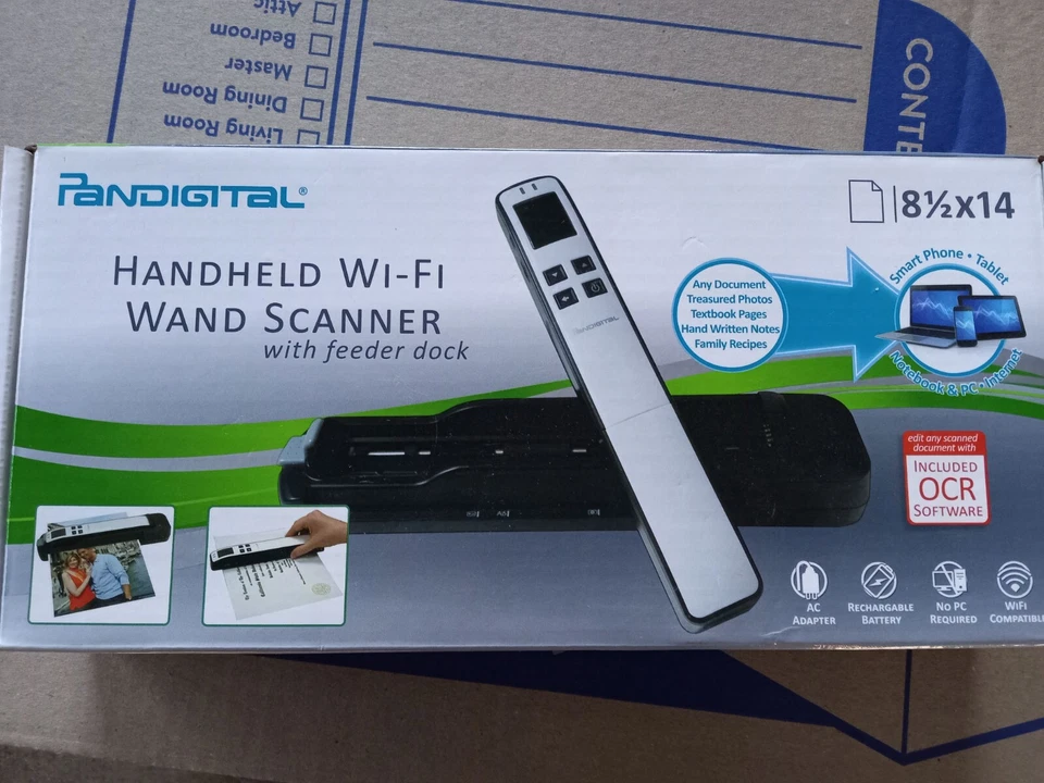 Pandigital Hand-Held Wand Scanner PANSCN10BE (Silver) - Image 1 of 2