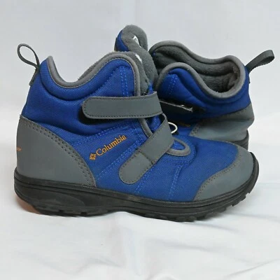 Columbia Niños Talla 5 Fairbanks Botas de Invierno Omni Forro Térmico Azul BY5951-053 Foto 1 de 4