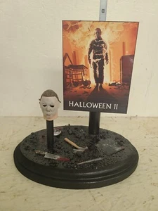 Halloween II Michael Myers Head on Base Custom Made #2 - Picture 1 of 1