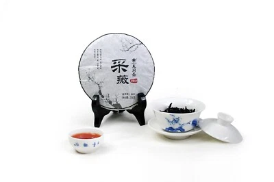 蔡威发酵普洱茶饼,2012 年制造,200 克/蛋糕,美国卖家 — 第 1/4 张图片