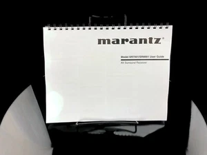 Marantz Owner User Manual Guide For SR7001 SR8001 Instructions For Receiver - Picture 1 of 3