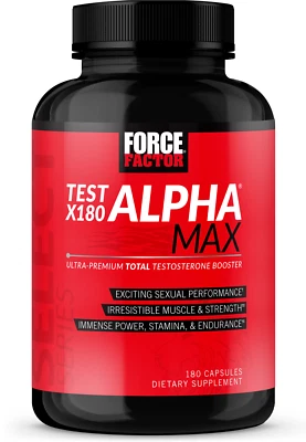 力因子测试 X180 Alpha Max,增加睾酮、肌肉、力量、力量 — 第 1/4 张图片