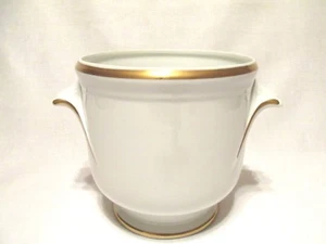 GEROLD PORZELLAN TETTAU BAVARIA WEST GERMANY ICE or CHAMPAGNE BUCKET GOLD BAND - Picture 1 of 9