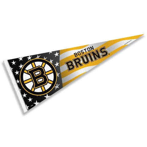 Boston Bruins Nation USA Americana Stars and Stripes Pennant Banner Flag Cover