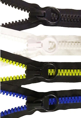 Jumbo Reißverschlüsse 14 mm für große Taschen etc. teilbar 60 70 80 90 100 120..