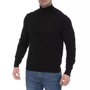 House of Cashmere Rollkragenpullover Gr. 46 rubinschwarz - gebraucht repariert - Bild 1 von 8