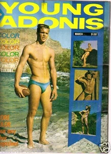 YOUNG ADONIS MAGAZINE* 1963 PHYSIQUE IN POSE * BOB MIZER* ULTRA RARE *FULLSIZE - Picture 1 of 11