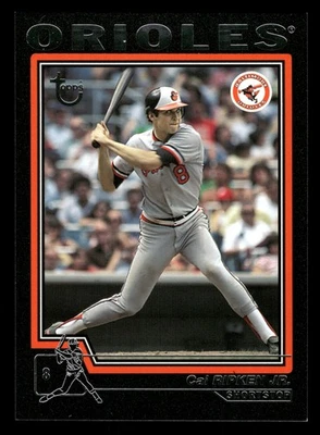 Cal Ripken Baltimore Orioles 2004 Topps Retired Signature Black #50 SN /99 - Image 1 of 2