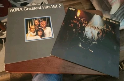 Record Vinyl ABBA Super Trooper & Greatest Hits Vol. 2 SD 16023 16009 Atlantic  - Image 1 of 4
