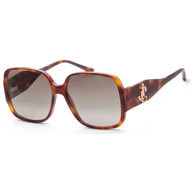 Gafas de sol Jimmy Choo para mujer 59 mm Havana TARAS-86-HA Foto 1 de 4