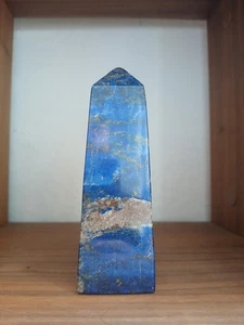 Natürlicher Lapislazuli Obelisk 304 Gramm - Bild 1 von 5