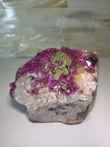 Cobalto Calcite With Botryoidal Kowelzite Specimen 3602  - Picture 1 of 7