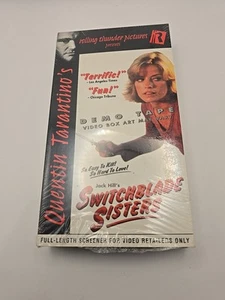Switchblade Sisters - (VHS) (Demo Tape!) (National Theatrical Release) (Horror) - Picture 1 of 3