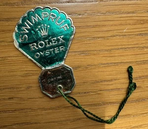 Rare Vintage Orig 1950's Rolex Big Crown Hang Tag 6538 5510 6542 6200 - Picture 1 of 2