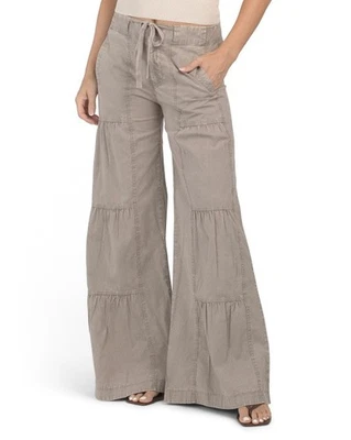 NUEVO CON ETIQUETAS Wearables By XCVI - PANTALÓN PIERNA ANCHA EN TERRAZAS Talla M Java Foto 1 de 4