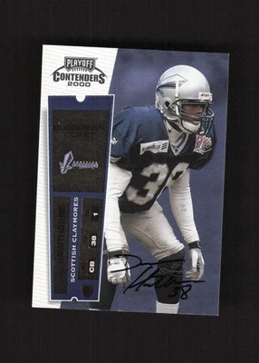 Playoff Contenders 2000 Duane Hawthorne autógrafo Scottish Claymores Foto 1 de 2