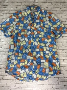 Camisa Penguin Munsingwear Domino manga corta mediana con botones - Imagen 1 de 7