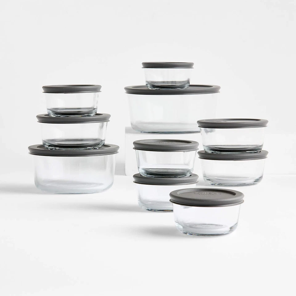 Pyrex 20 件套玻璃食品存储套装 — 第 1/3 张图片