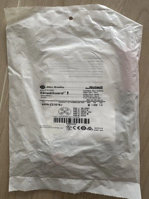 ALLEN BRADLEY 440N-Z21X16J SENSA GUARD SAFETY PROXIMITY SENSOR - Image 1 of 2